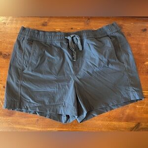 Dark Gray Casual Shorts
